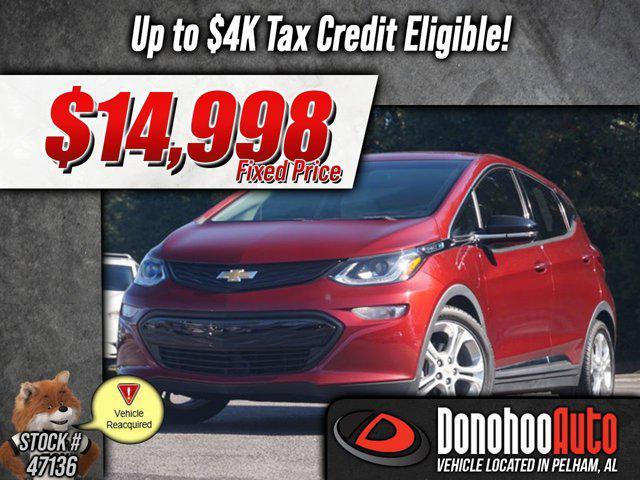 used 2020 Chevrolet Bolt EV car, priced at $14,998