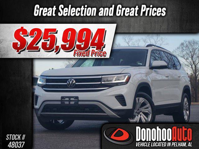 used 2021 Volkswagen Atlas car, priced at $25,994