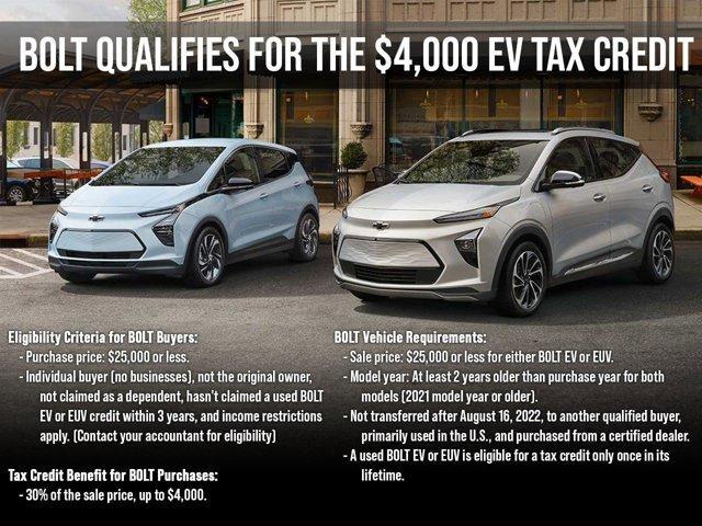 used 2021 Chevrolet Bolt EV car, priced at $16,998