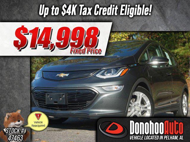 used 2020 Chevrolet Bolt EV car, priced at $14,998