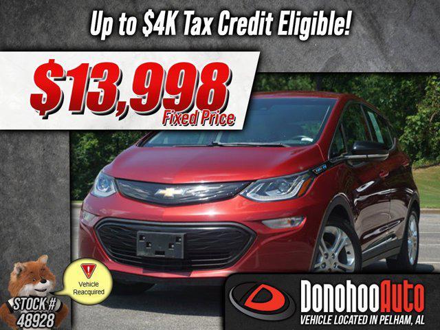 used 2020 Chevrolet Bolt EV car, priced at $13,998