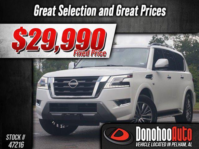 used 2021 Nissan Armada car, priced at $29,990