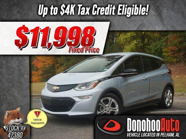 used 2017 Chevrolet Bolt EV car, priced at $11,998