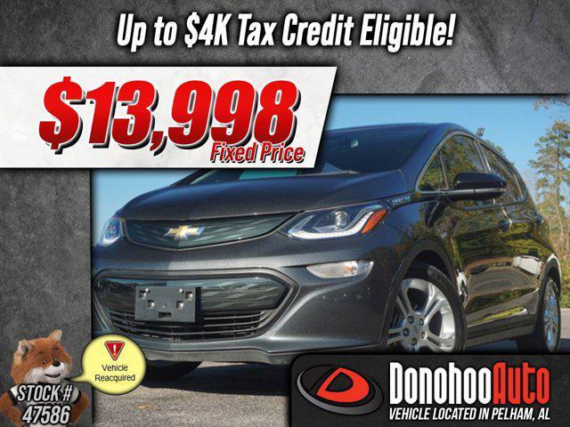 used 2018 Chevrolet Bolt EV car, priced at $13,998