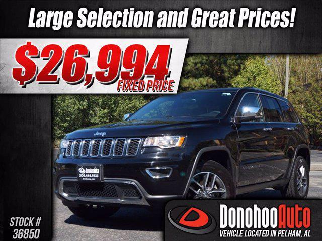 used 2017 Jeep Grand Cherokee car, priced at $16,990