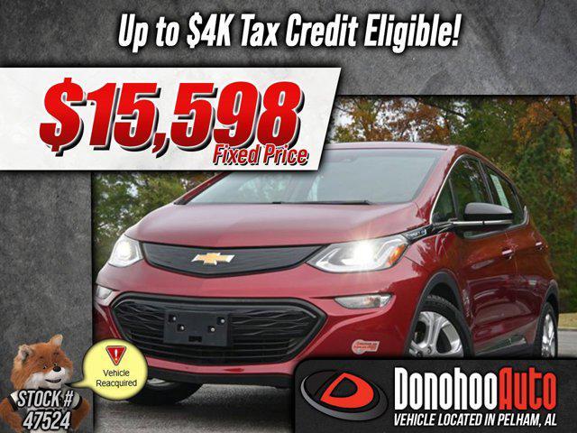 used 2020 Chevrolet Bolt EV car, priced at $15,598