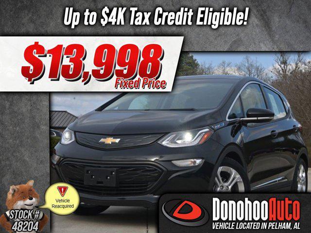 used 2021 Chevrolet Bolt EV car, priced at $13,998