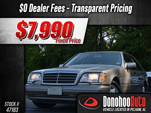 used 1995 Mercedes-Benz S-Class car, priced at $7,990