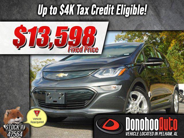 used 2019 Chevrolet Bolt EV car, priced at $13,598