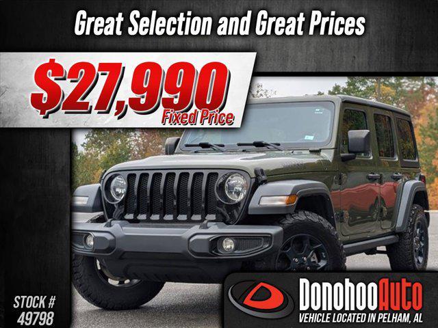 used 2023 Jeep Wrangler car, priced at $27,990