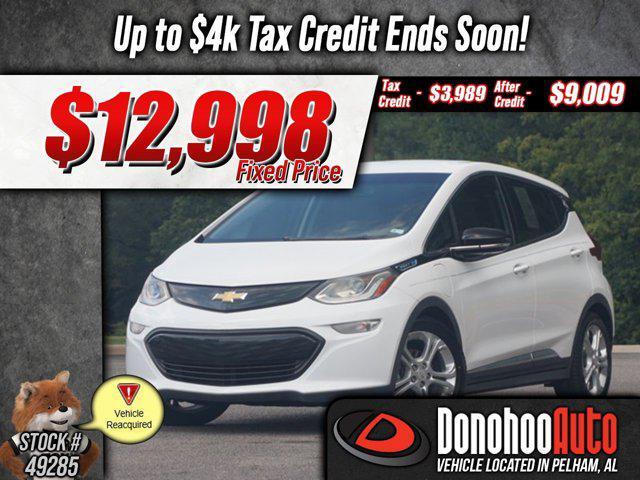 used 2017 Chevrolet Bolt EV car, priced at $12,998