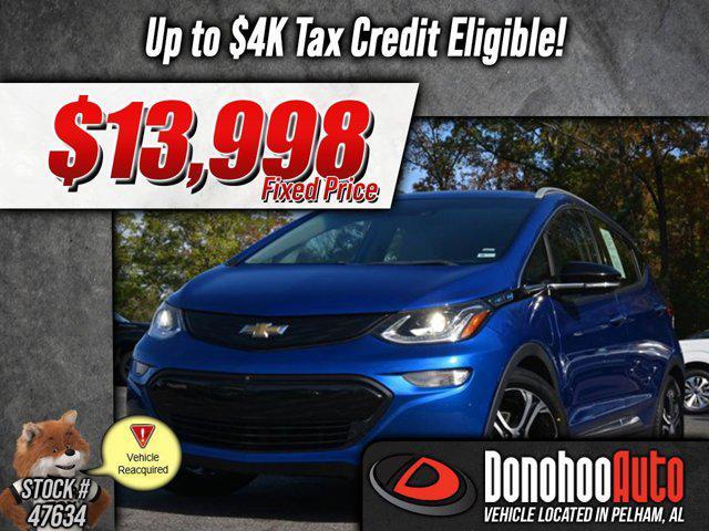 used 2017 Chevrolet Bolt EV car, priced at $13,998