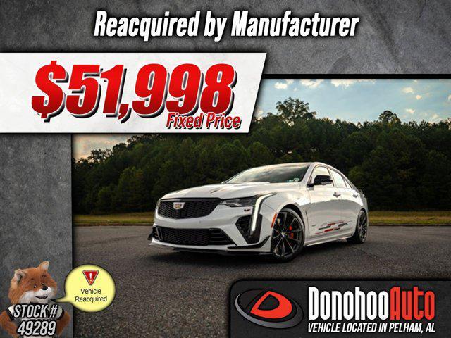 used 2022 Cadillac CT4-V car, priced at $51,998