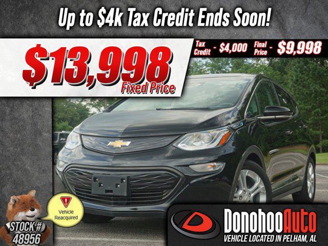 used 2020 Chevrolet Bolt EV car, priced at $13,998