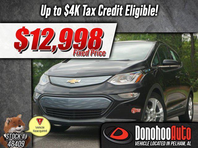 used 2019 Chevrolet Bolt EV car, priced at $12,998