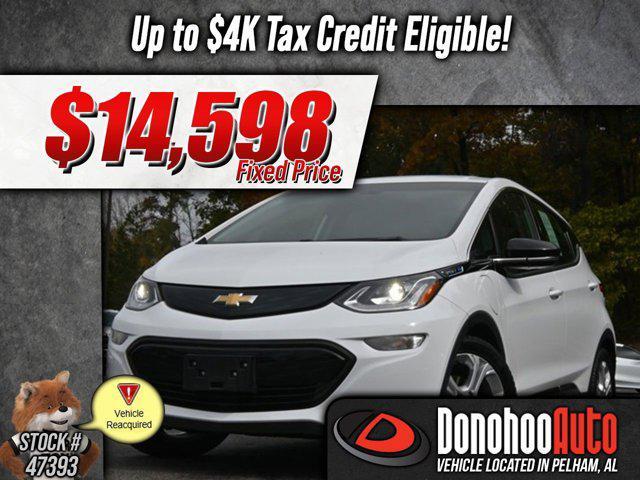 used 2019 Chevrolet Bolt EV car, priced at $14,598