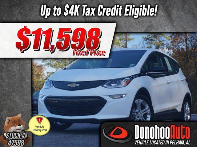 used 2017 Chevrolet Bolt EV car, priced at $11,598