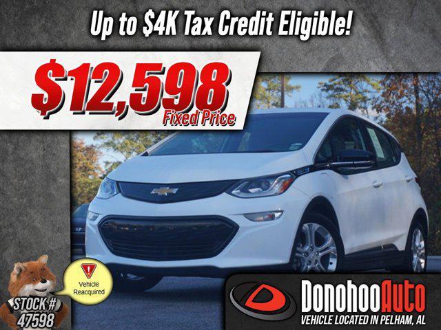 used 2017 Chevrolet Bolt EV car, priced at $12,598