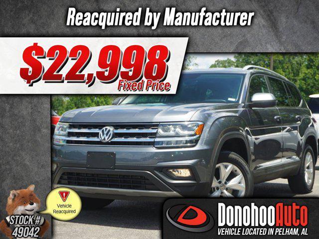 used 2019 Volkswagen Atlas car, priced at $22,998