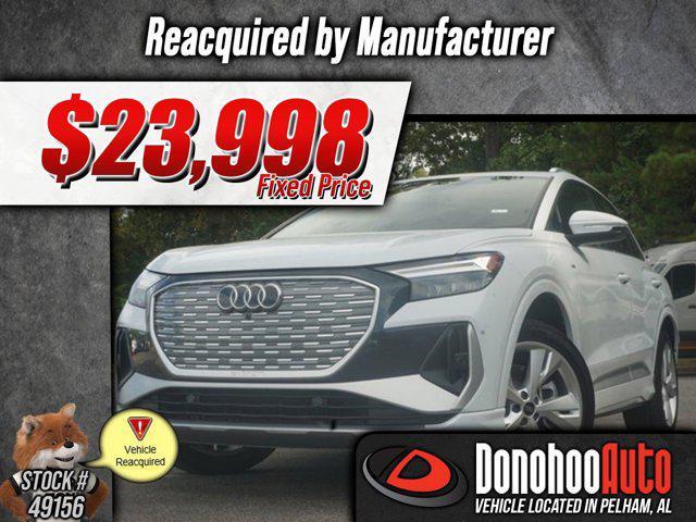 used 2023 Audi Q4 e-tron car, priced at $23,998