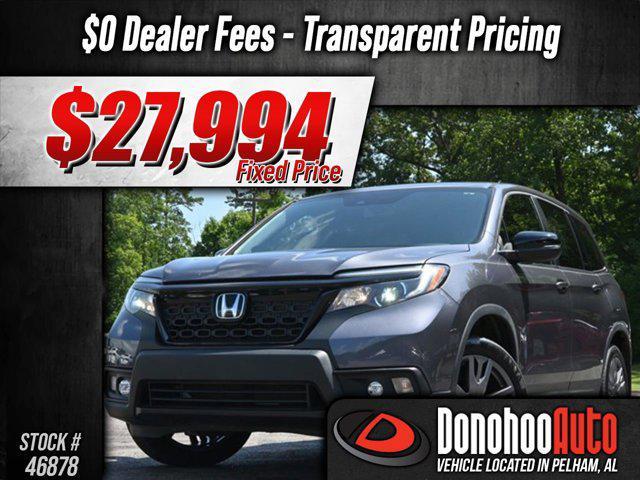 used 2021 Honda Passport car, priced at $27,994