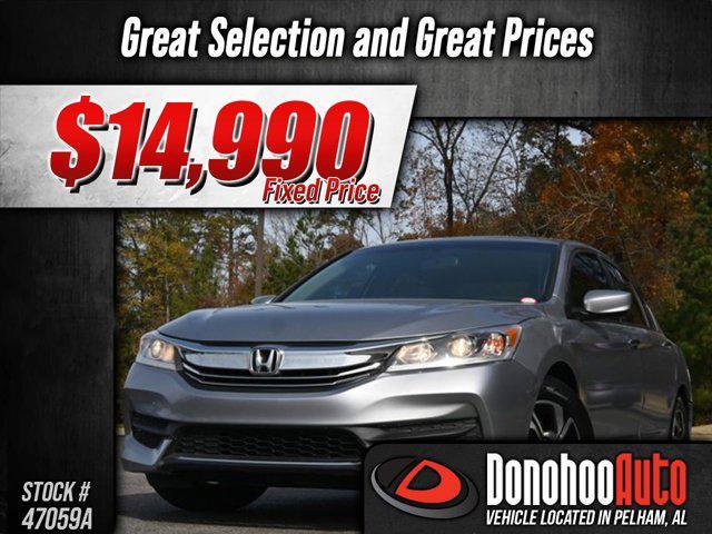 used 2017 Honda Accord car, priced at $14,990