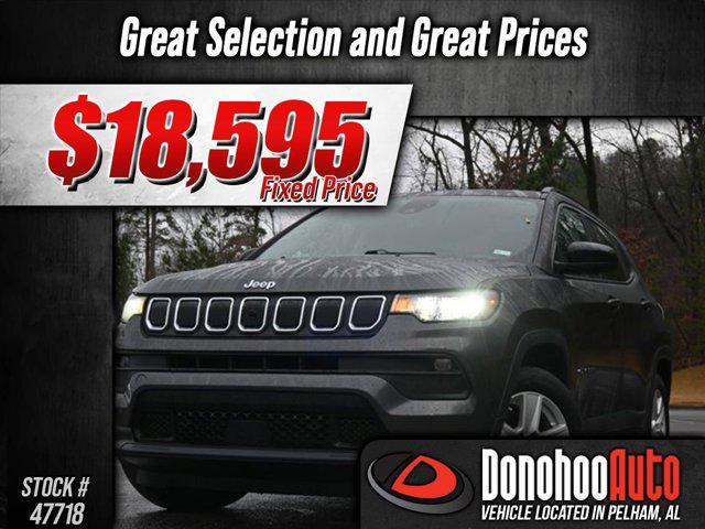 used 2022 Jeep Compass car, priced at $18,595