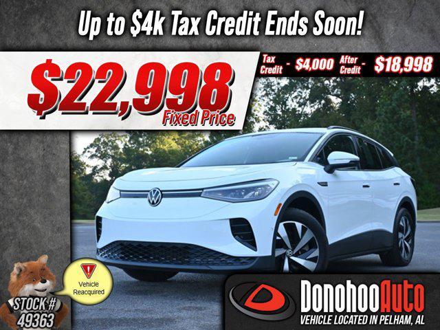 used 2023 Volkswagen ID.4 car, priced at $22,998