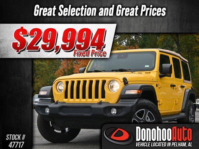 used 2020 Jeep Wrangler Unlimited car, priced at $29,994