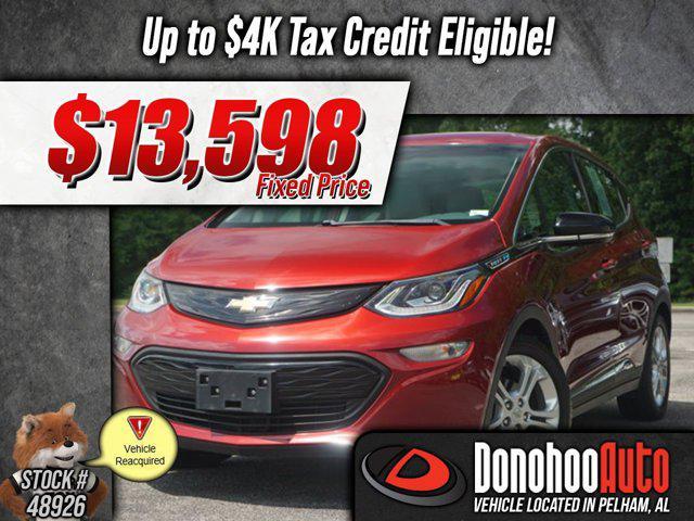 used 2020 Chevrolet Bolt EV car, priced at $13,598