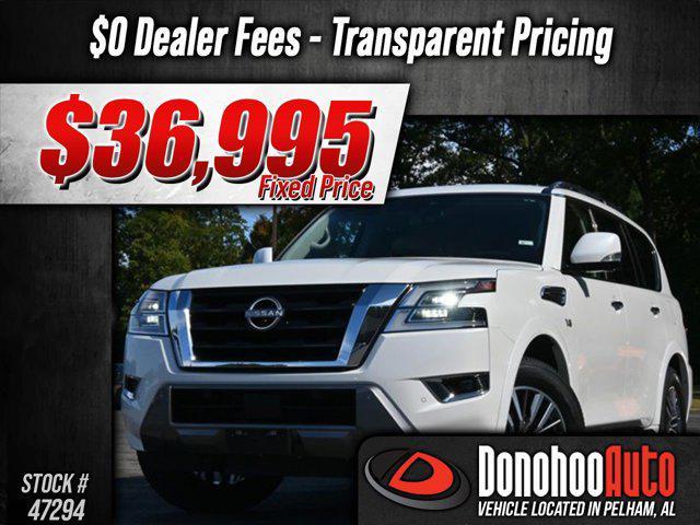 used 2021 Nissan Armada car, priced at $36,995