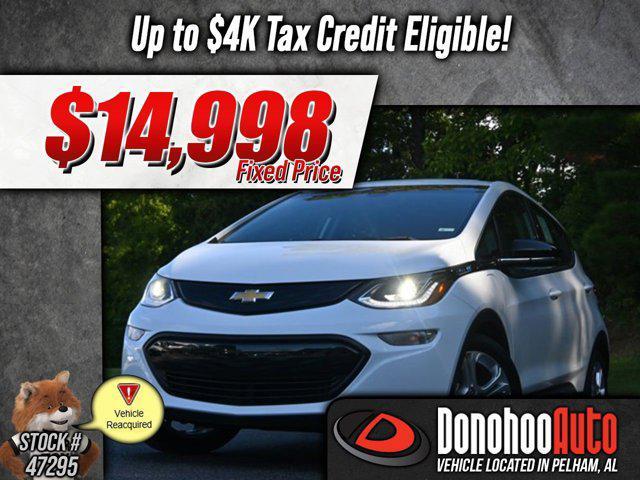 used 2019 Chevrolet Bolt EV car, priced at $14,998