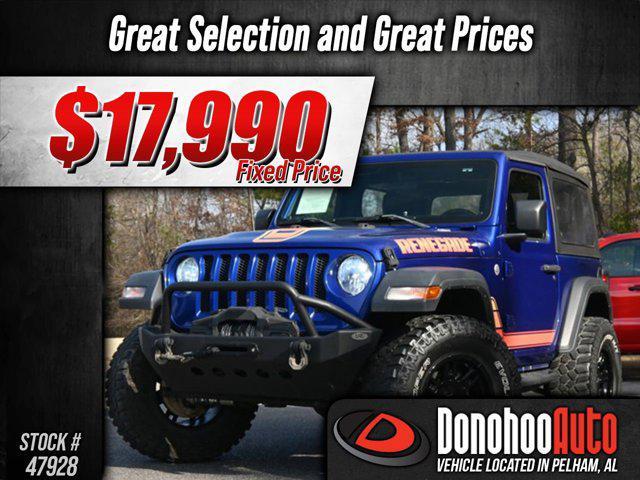 used 2018 Jeep Wrangler car, priced at $17,990