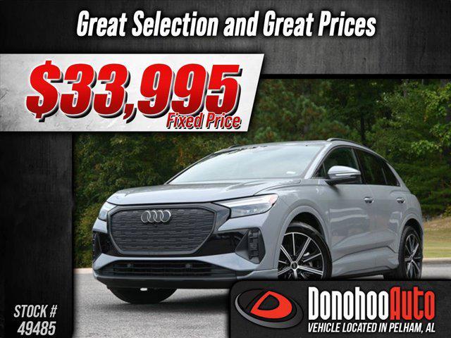used 2025 Audi Q4 e-tron car, priced at $33,995