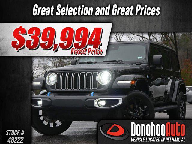 used 2024 Jeep Wrangler 4xe car, priced at $39,994