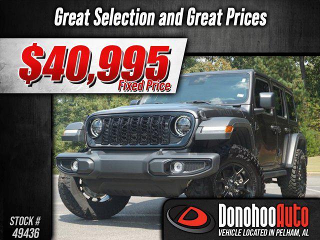 used 2024 Jeep Wrangler car, priced at $40,995