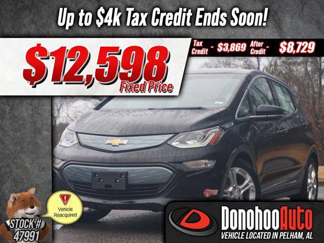 used 2018 Chevrolet Bolt EV car, priced at $12,598