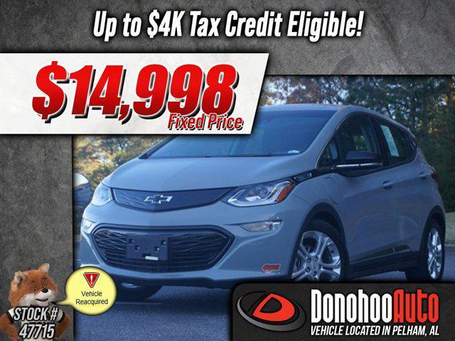 used 2020 Chevrolet Bolt EV car, priced at $14,998