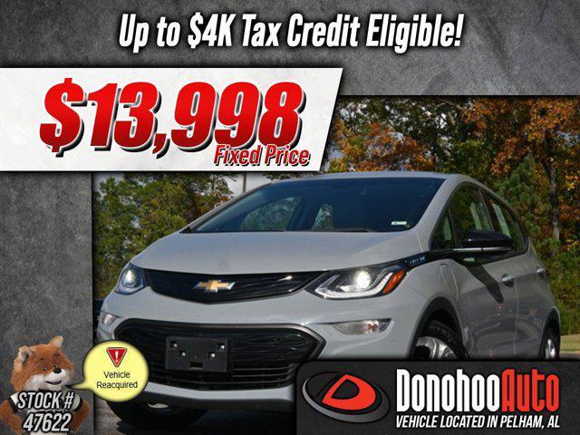 used 2020 Chevrolet Bolt EV car, priced at $13,998