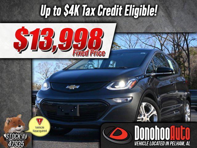 used 2019 Chevrolet Bolt EV car, priced at $13,598