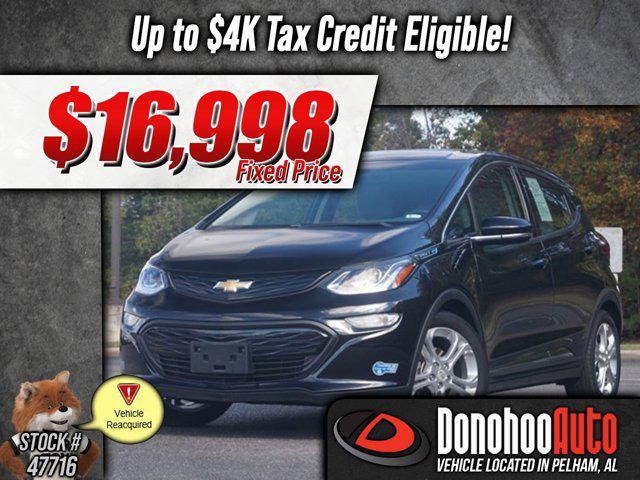 used 2021 Chevrolet Bolt EV car, priced at $16,998