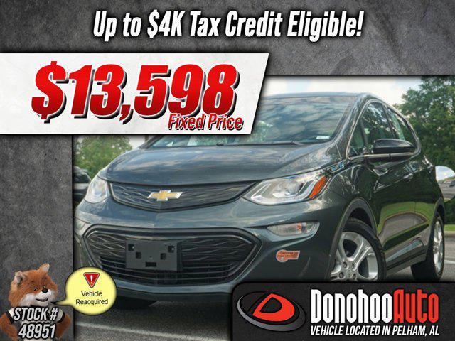 used 2020 Chevrolet Bolt EV car, priced at $13,598