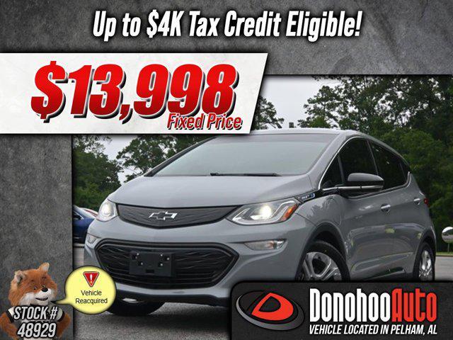 used 2020 Chevrolet Bolt EV car, priced at $13,998
