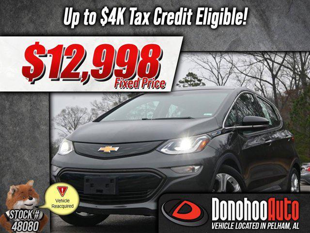 used 2019 Chevrolet Bolt EV car, priced at $12,998