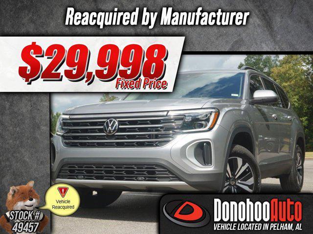 used 2024 Volkswagen Atlas car, priced at $29,998