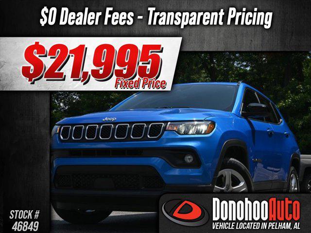 used 2023 Jeep Compass car, priced at $21,995