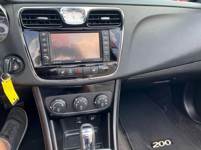 used 2013 Chrysler 200 car, priced at $11,995