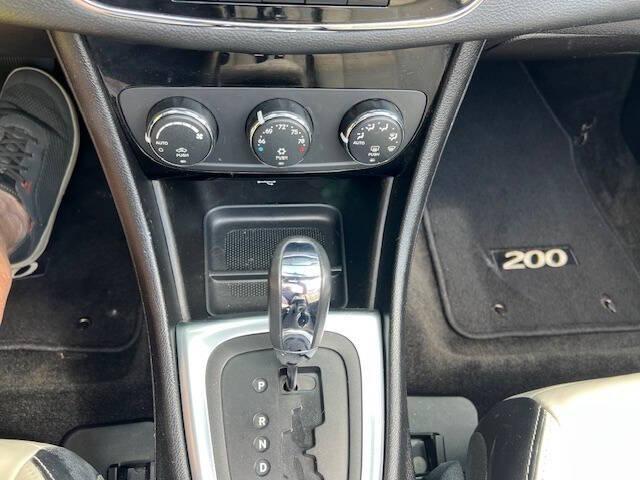 used 2013 Chrysler 200 car, priced at $11,995