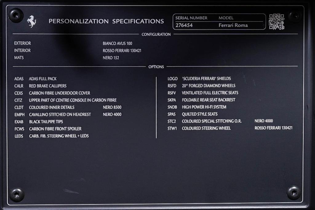 used 2022 Ferrari Roma car, priced at $244,900