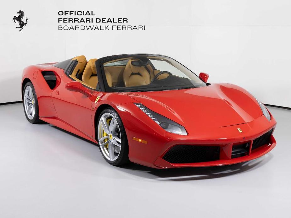 used 2018 Ferrari 488 Spider car, priced at $294,900